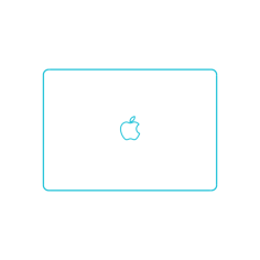 Digital Apple Macbooks Air 15 Inch 5Th Gen Outline Svg Vector, Free Vectors File